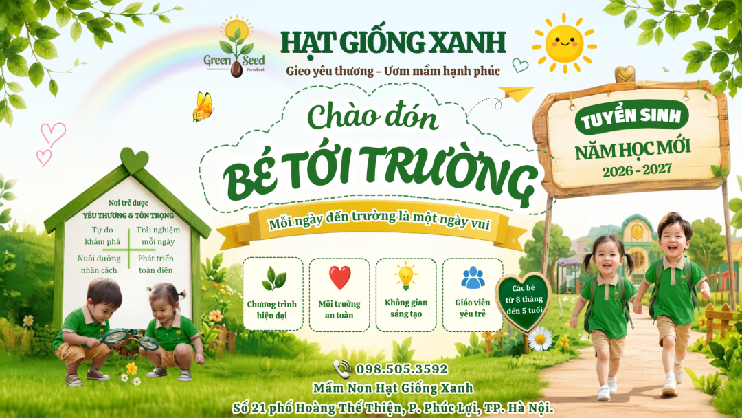 Mầm Non Hạt Giống Xanh - Green Seed Preschool