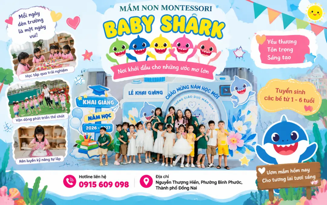Mầm Non Montessori Baby Shark
